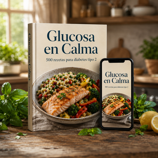 Glucosa en Calma — +500 Recetas para Diabetes Tipo 2